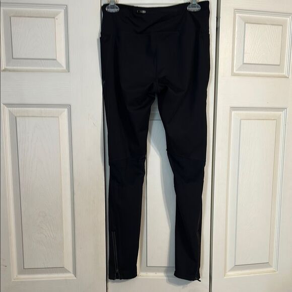 KORSA by Roadrunner Women's Medium Black Leggings Compression Running Reflective - Picture 9 of 14